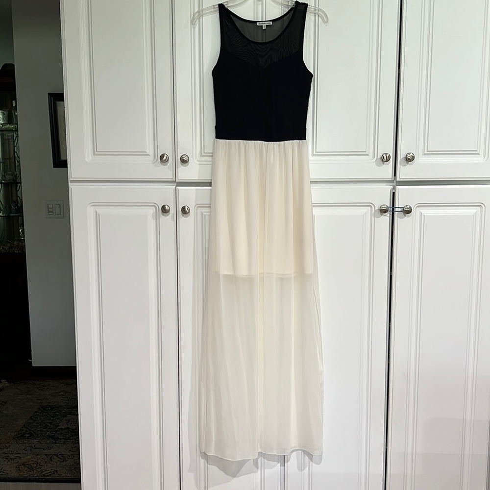 Sheer Back Maxi Dress